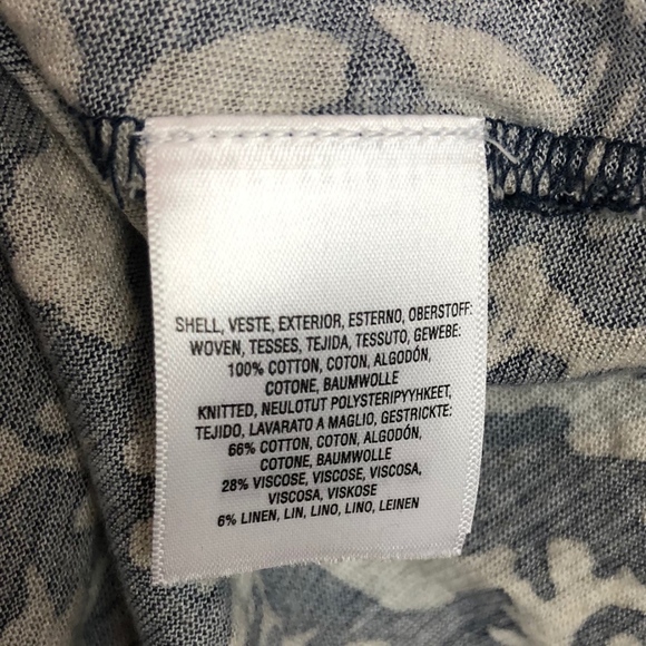 Anthropologie Postage Stamp Lace Overlay Top - Picture 4 of 4